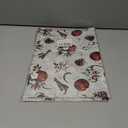 2 x Vnaaem White Christmas Wrapping Paper Red Stripe Snowy Scene House Holiday Style Gift Wrap Paper Bulk for Winter Xmas Birthday Party - 20 X 28 Inches 8 Folded Sheets