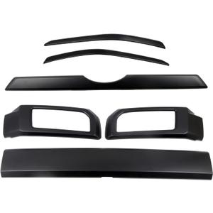 HIGH FLYING for Toyota 4Runner Limited 2016-2024 Car Accessories Front Bumper Grille Inserts Protector Molding Cover Set of 6PCS ABS Matte Blackout (Only fit Limited, Not Fit Nightshade)