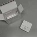 cudinham Print Pods Mini Printer, Sticker Printer with 10 Rolls Thermal Printing Paper, Inkless Pocket Printpod for Phone, Impresora Porttil for Notes, DIY, Compatible with iOS & Android (White)