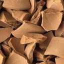 Baked Edible Red Clay Chunks, Crispy Clay Chips, Roasted Clay,Natural Edible Clay Chunks,Baked Red 7oz (200g)