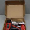 380W1022F & 572FCordless Heat Gun Compatible with Milwaukee M18 18V Battery, Portable Hot Air Gun Fast Heating Dual Temp with LED Light 4 Nozzles for Shrink Tubing, Resin, Vinyl Wrap (No Battery)