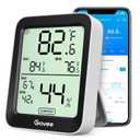 Govee Thermometer Hygrometer Indoor Small Monitor Mini Digital High Precision Sensor Humidity Temperature LCD Bluetooth Data Storage Home Bedroom Fridge Cellar Garage Greenhouse