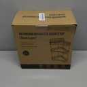 NATURE'S SOURCE Makeup Organizer for Vanity, 3-Tier Corner Bathroom Organizer Countertop with Makeup Brush Holder, Corner Counter Storage for Bathroom Dresser- Green