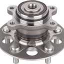 Autoround 512322 Rear Wheel Bearing and Hub Assembly Fit for 2006-2012 Honda Civic Hybrid, 2009-2012 Civic Hybrid-L, 5 Lugs w/ABS