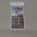 wellhouse Waterproof Phone Pouch, Waterproof Phone Case for iPhone 17 16 15 14 13 Pro Max XS Samsung, IPX8 3D Cellphone Dry Bag Beach Essentials (1 Pack - White8.0, 8 inch)