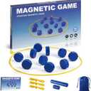 Magnetic Chess Game with 28 Travel-Stones, Magnet Chess 3 String & Portable Storage Bag, for Family & Party & Travel & Camping, Exciting Magnetic Game for Family Game Night