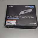 MSI PRO B760-P WiFi DDR4 ATX Motherboard, 4X DDR4~128GB, 5X PCI-E x16, 2X M.2, 4X SATA, 2X USB 3.2, 4X USB 2.0, 1x USB-C