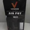 Coffee Carafe for Keeping Hot - 102oz/3L Airpot Coffee Dispenser with Pump - Insulated Stainless Steel Hot Beverage Dispenser for Parties - Thermal Carafe for Hot Drinks Water Tea Chocolate