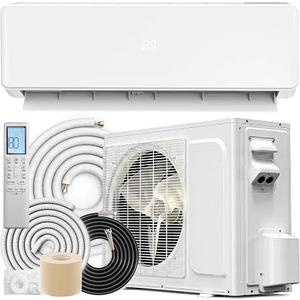 YITAHOME 20 SEER2 12000BTU Mini Split AC/Heating System 115V, Pre-charged Inverter AC Cool & Heat Up to 750 Sq. Ft, Pure Design, Compatible with 3 Level Eco Mode, Complete Installation Kit, White
