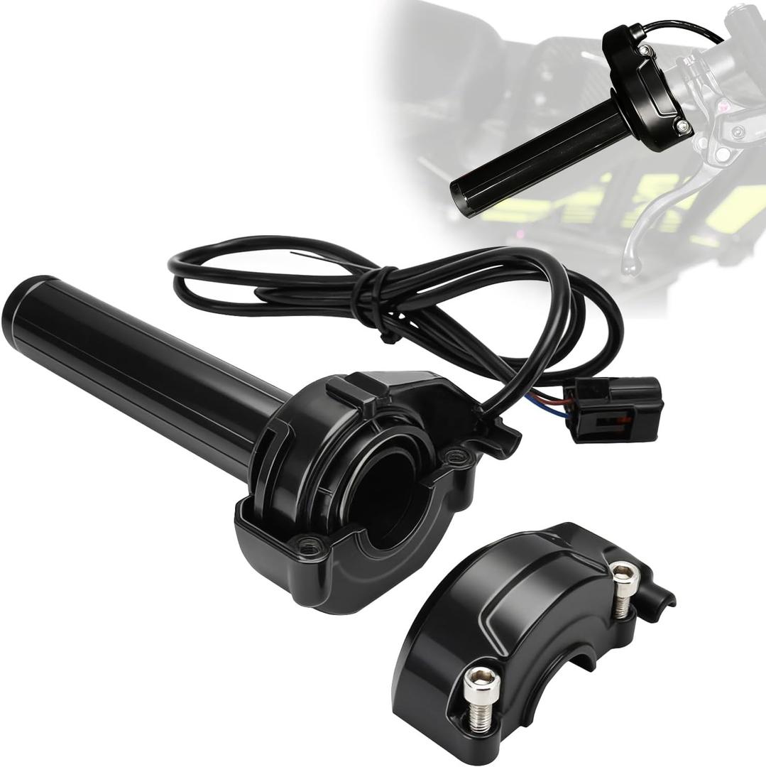 JFG Racing Electric Dirt Bike Throttle for Surron,Quick Response Nylon Twist Throttle Handle Tube for Ebike Sur Ron Light Bee X and S/Tuttio Soleil01/ E Ride Pro/MacFox/ 79Bike Falcon Pro Falcon GT