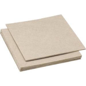 PATIKIL 10x10 Inch Lamp Base Felt, 5Pack 2mm Thickness Square Felt Furniture Pad Soft Adhesive Non-Slip Anti-Scratch Backed Felt for Lamp Furniture DIY Craft, Beige
