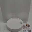 Flarelyare Stuffed Animal Storage Tube with Wheels,Stuff Animal Organizer,Stuffed Animal Zoo Storage, PET Transparent Bucket with Zipper for Kids Toy Organizer,61" X 10"Large Toy Storage Box (White)