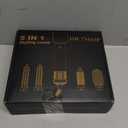 5 in 1 Hair Styler & Hair Dryer Brush, Low-Speed Negative Ionic Air Styler Drying, Multi Hair Styler, Professional Blow Dryer Brush for Curling Volumizing Straightening Styling (Pink)