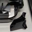 George Foreman Compact 2-Serving Electric Indoor Grill and Panini Press for 12 People, Classic Plates, Black