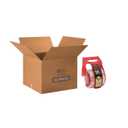 BOX USA Moving Boxes 20"L x 20"W x 15"H (12-Pack) + Packaging Tape 2" x 25yd (1-Pack) - Moving Supplies Bundle