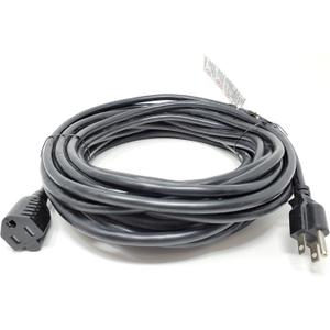 Micro Connectors 50ft 14 AWG Outdoor Power Extension Heavy-Duty Cable, NEMA 5-15P to NEMA 5-15R