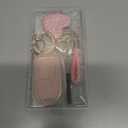 Compatiable with Honda Key fob Cover with Diamond Bling Keychain, Car Accessories Key Holder Shell Full Protection for 2016-2022 Accord Civic CRV Pilot Odyssey,Gold Pink