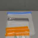 Lerine 10 Pack Dishwasher Safe Reusable Bags, Leakproof Reusable Freezer Bags, BPA Free Food Storage Bags for Marinate Food Travel - 3 Gallon 4 Sandwich 3 Snack (Multicolor)