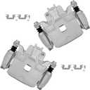 Cciyu 19B7102 19B7103 Front Left & Right Brake Calipers With Bracket For Nissan For Altima 2013-2019,For Nissan For LEAF 2014-2017