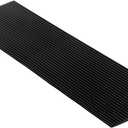 1.8'' Rise Solid Rubber Wheelchair Ramp,Threshold Ramp Used for Thresholds,Doorways and Bathroom (High:1.8 Inch(Pack of 1)) Black