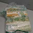 Modern Abstract Small Area Rug Indoor 3x5 Washable Rug Non-Slip Soft Entryway Rug Green Mustard Multi Kitchen Mats Thin Print Faux Wool Floor Carpet Throw Rugs for Entrance Bedroom Home Decor