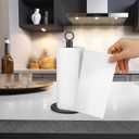 Paper Towel Holder Countertop, Black Paper Towel Holders, Stainless Steel Countertop Paper Towels Holders, Kitchen PaperRoll Holder, Non-Slip Standing Paper Towel Holders