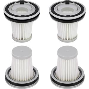 4 Pack HEPA Filter Replacement Compatible with Fanttik Slim V8 Apex / V9 Mix / V10 Mix/Slim V10 Apex Cordless Car Vacuum Cleaner, Washable and Reusable HEPA Filters