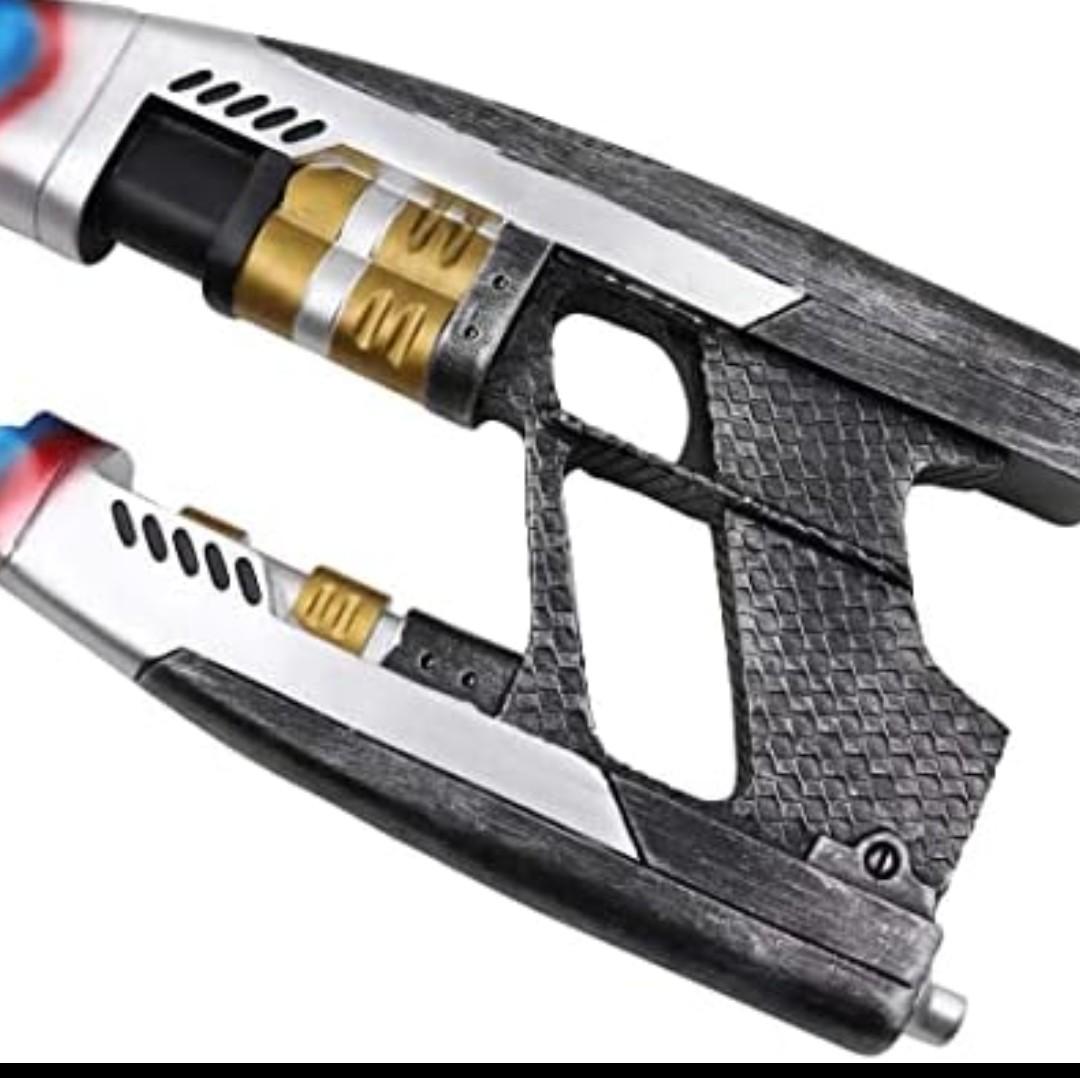 Star Lord Blaster Resin 1:1 Replica Cosplay The Galaxy Peter Quill Cosplay Movie Props Toy for Kids Adult (1pcs)