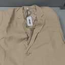 Men's 2 Piece Linen Suits Set Regular Fit Casual Linen Lightweight Suit Summer Beach Wedding, Size XL