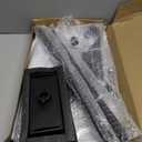 Tablet Floor Stand with Heavy Duty Base, Overhead Bed phone Stand Angle Height Adjustable Arm Stretchable Stand Holder, Compatible with iPad Mini Air Pro, Galaxy Tab, Kindle, E-Readers,Cell Phones