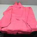 SHEWIN Women Oversized Sweater Fall Lantern Long Sleeve Cardigan Knit Open Front Pocket Sweaters Size M, Hot Pink
