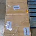 24" x 84" Bifold Sliding Barn Door, K Shaped Panel with Sliding Hardware Kit Set, Finished Closet Door Slab, 2.33FT Track for 2 Doors, MDF, White