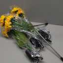 Solar Lights Outdoor Garden Decor,4 Pack with 24 Sunflower Lights,Solar Flowers Lights Waterproof,Birthday Gifts for Mom Women Grandma,Outside Decorative Stakes Light for Landscape Yard Patio Lawn