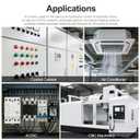 Baomain AC Contactor, 2 Pole 120V AC 30A Heavy Duty Air Conditioner Condenser Compressor Contactor, XKJL1-30/2 HVAC Contactors Replacement UL Recognized