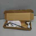 Hibbent Universal Metal Front Mount Toilet Handle Replacement Kit, Brass Toilet Flush Tank Lever with Stainless Steel Flapper Chains for Most Toilets, Shiny Gold