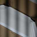 Solid Wood Small Vanity Desk with Flip Top Mirror, Brightness Adjustable Lights, Compact Vanity with Glass Top and Drawers, Slim Dressing Table for Small Space, Bedroom, Living Room, White