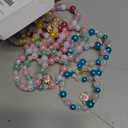 Misdary 12 Set Tea Party Favor Tea Bracelets for Girls Include Mini Flower Teapot Beaded Bracelet Thank You Cards Transparent Bags Gifts Teaparty Accessories for Kids Spring Birthday Decorations