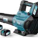 Leaf Blower Cordless - 2025 Update 150000RPM & 3 Speed Levels Electric Leaf Blower with 2 x 4.0Ah Battery and Charger, Extension Tube Blower for Lawn Care, Yard, Garage, Blowing Leaves, Dust or Snow