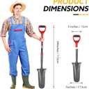 Drain Spade Digging Spade Shovel Trenching Spade Garden Spade Shovel for Deep Digging Transplanting,44 inches