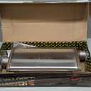 MagnaFlow Performance Exhaust Muffler 12589: 3"/3" Inlet/Outlet, 5x11x22" Oval, Stainless Steel, Satin Finish