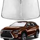 EcoNour Windshield Sunshade Compatible for Lexus RX 350 450h 2016-2020 2021 2022, Sun Visor for Front Windshield & Window Sun Shade Cover, UV Heat Blocker & Protector, Car Accessories