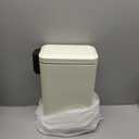 Dog Poop  Can Outside with Magnetic Bag Dispenser-Metal Dog Waste Container Odor Control- Rust Proof& Waterproof-Outdoor Waste Can with Lid-Garbage Can&Foot Pedal-Pet Poop Soft Close