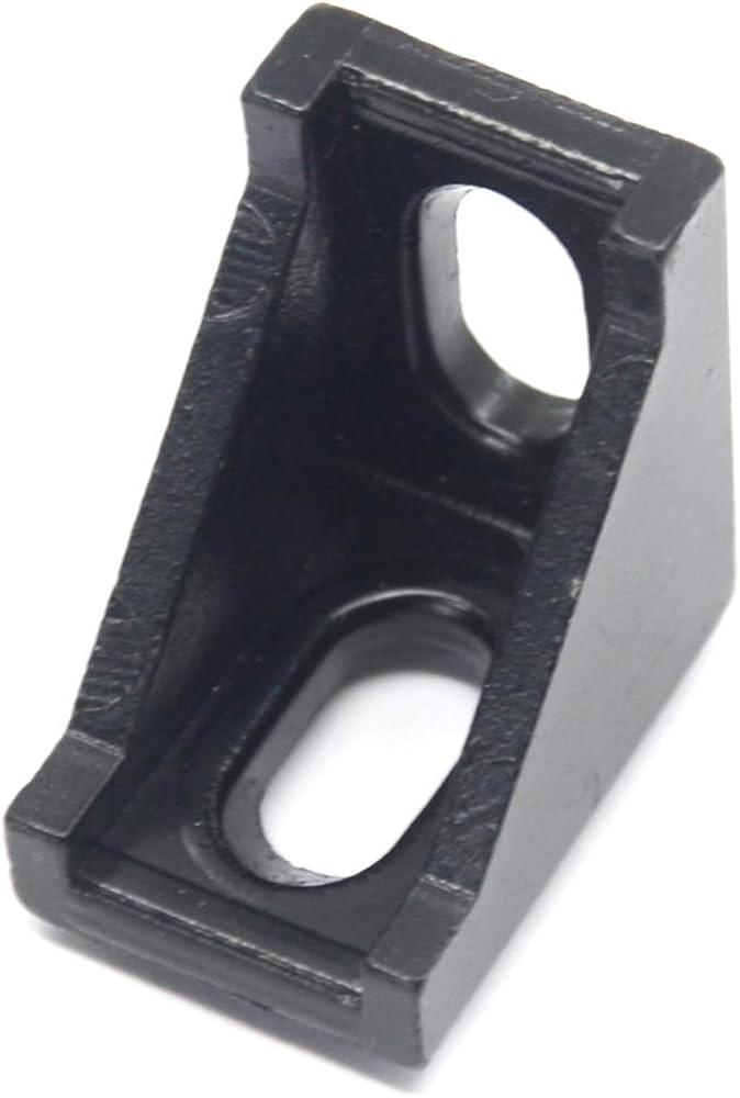 Extruded Aluminum Profile 2028 Corner Bracket Right Angle with Screws for 6mm Slot Aluminum Extrusion Profile 2020 Series, 26 PCS