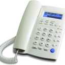Y043 Corded Landline Telephone for Home, Caller ID/Call Waiting, Easy-to-Use, Speaker, Display, Desk Phone Only (Off-White)