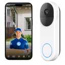 Noorio 3K Smart Video Doorbell Wireless, 5MP Battery-Powered Security Camera with Chime, 180-Day Battery Life, AI Package/Human Detection, 2-Way Talk, No Monthly Fee, Compatible with Alexa