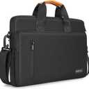 KIZUNA Laptop Bag Case 13.3 Inch Computer Shoulder Messenger Sleeve Briefcase for 13" MacBook Air/MacBook Pro 14 M2 Pro/M1 MAX/14 Lenovo ThinkPad X1 Carbon/IdeaPad Flex 5i /Huawei,Black