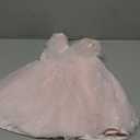 IDOPIP Toddler Baby Girls Shiny Butterfly Tutu Dress Princess Birthday Party Pageant Flower Girl Wedding V-Backless Dresses (18-24 Months, Pink)