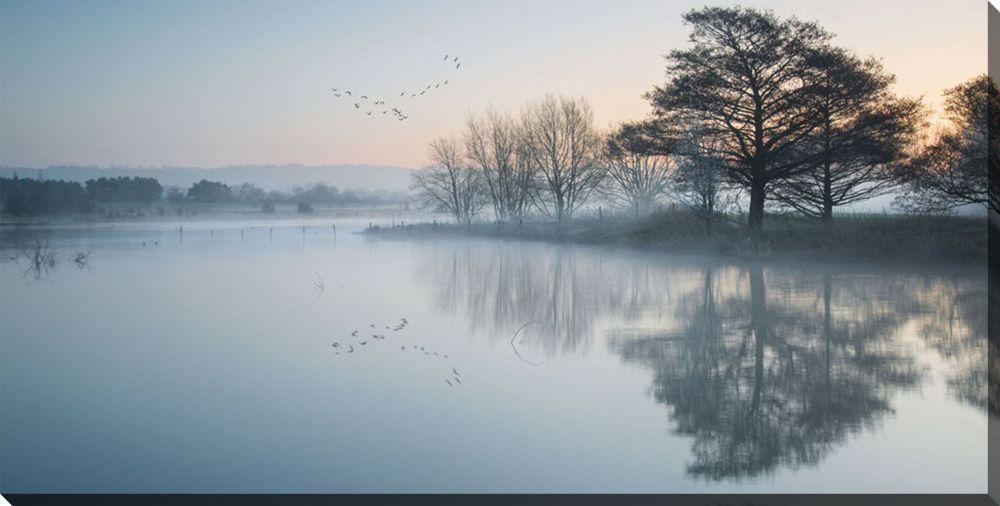 Streamlineart 15x30 Lake in The Midst Wall Art