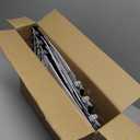 INFUN 1.5 Inch Telescoping 3 Ring Binder - 6PCS, Flexible Round Binder with Customizable Front Cover and Clear Catalog Pocket, 1.5Inch Rings, 370 Sheet Capacity-White