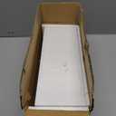 RICHER HOUSE White Floating Shelves Set of 3, Modern Bathroom Shelves Wall Mounted Shelves for Wall Decor, Over Toilet White Wall Shelves for Bathroom Bedroom, Living Room, Kitchen (2+1)